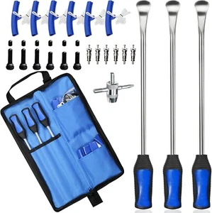 Tire Spoons Motorcycle Dirt Bike Tire Changing Tools Iron Set, Steel Tire Spo... - Picture 1 of 8