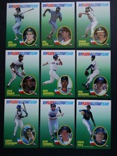 1989 Fleer All Star Team Baseball Cards Complete Your Set You U Pick