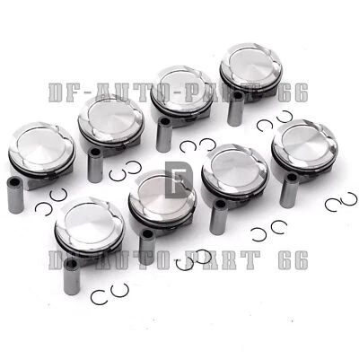 STD MAHLE Pistons & Rings Kit Φ89mm 8pcs For BMW X5 X6 M E70 E71 S63B44A V8 4.4T - Image 1 of 4