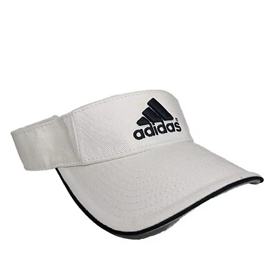 Adidas Visera Sombrero Ajustable Blanco Golf Aeroready Gorra Informal Hombre/Mujer  Foto 1 de 4
