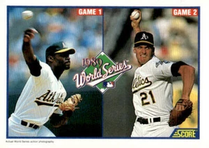 1990 Score #700 World Series Games 1 and 2 - Picture 1 of 2