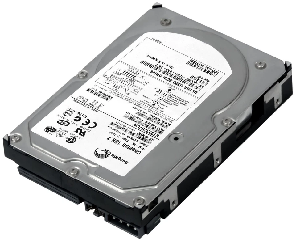 Hard Drive Dell 0GC827 GC827 ST373207LW 73GB 10000RPM 8MB SCSI U320 3.5" Inch - Image 1 of 3