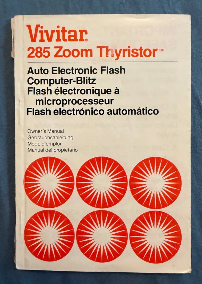 Honeywell STROBONAR 710 Auto 780 Flash Instructions Owner's Brochure Manual - Image 1 of 1