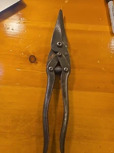 Vintage Hancock 12" Aviation Tin Snips - Picture 1 of 9