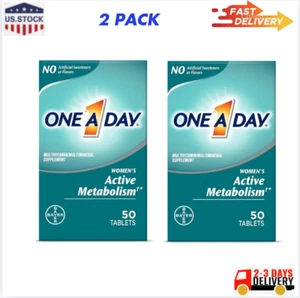 One A Day Women's Active Metabolism Multivitamin Tablets, 50 Count..+ - Picture 1 of 7