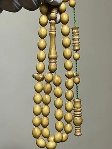 Antiguo Rosario de Huesos 39 Cuentas Raro Hecho a Mano سبحة عظم سوبر أنتيك نوادر القطع - Imagen 1 de 24