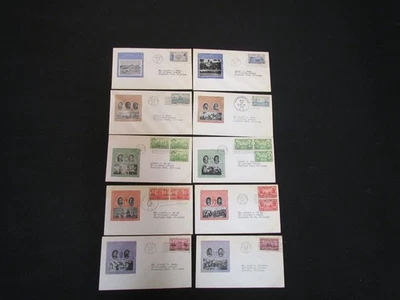 US ARMY NAVY ISSUE FDC COLLECTION SET OF 10 DIFFERENT FIRST DAY COVERS NR! - Image 1 of 4