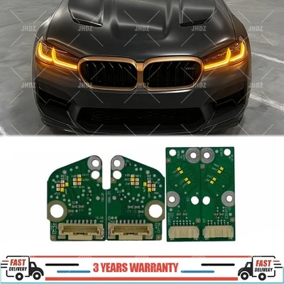 Amber Angel Eye DRL LED boards FOR BMW G30 LCI 530e 530i 540i 540iX 2021-2023 Foto 1 de 2