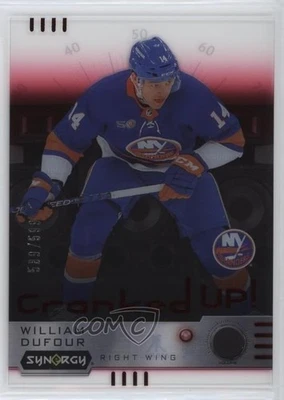 2023-24 Upper Deck Synergy Cranked Up Red /599 William Dufour #CR-WD Rookie RC - Image 1 of 2