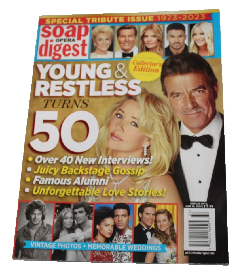 Young & Restless Turns 50 Special Tribute Issue Soap Opera Digest 2023 - Image 1 of 1