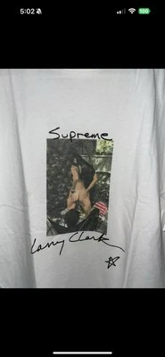 SUPREME New York 2004 Larry Clark Tee Calendar Girl Sz XL Terry Richardson NEW - Image 1 of 3