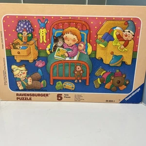 Vintage 1987 Ravensburger 7.5"x11.5" Frame Tray Kids First Puzzle - Picture 1 of 8