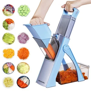 Safer Mandoline Food Slicer, Thickness Adjustable Vegetable Chopper, Onion Ch... - Picture 1 of 7