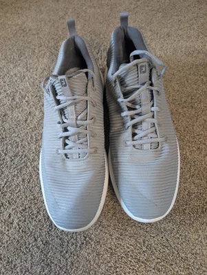 FJ Flex XP Grey And White Men's Golf Shoes Size 12 - Image 1 of 4