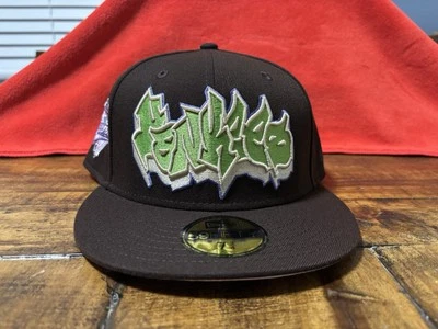 Hat Club New York Yankees 1996 World Series Brown New Era Fitted 7 3/4 Pink UV - Image 1 of 4