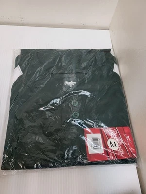 Camiseta Rawlings 2 botões verde/branco média JP2-DG-89 - Imagem 1 de 2