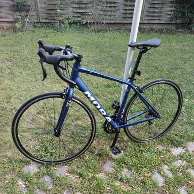 Rennrad Speedbike Strassenrad  50 54 58 Alu sehr leicht 700C  Blau - Bild 1 von 4