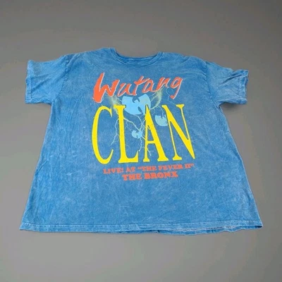 Wu-Tang Clan Live at "The Fever II" Hip-Hop Tee Vintage Wash Men's Size L NWOT  - Image 1 of 4