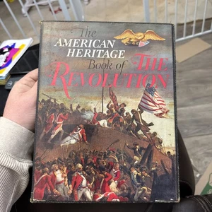 BOOK THE AMERICAN HERITAGE BOOK OF THE REVOLUTION  HARDBACK  DUST COVER 1958 D29 - Picture 1 of 9