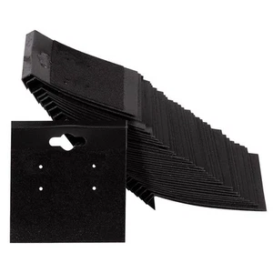 100x Earring Holder Cards Display Velvet for Jewelry Ear Studs Selling 2 x 2" - Picture 1 of 10