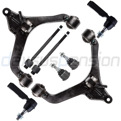 Front Lower Control Arms Ball Joint Tie Rod Kit Fits 2002 2003 2004 Jeep Liberty - Image 1 of 4