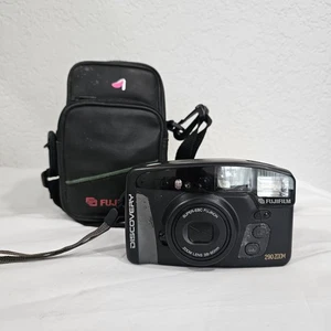 Fujifilm Discovery 290 Zoom 35mm Point & Shoot Film Camera W/ Case - Untested - Picture 1 of 7