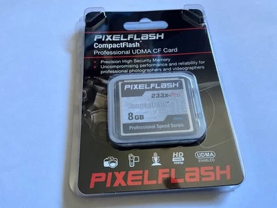 1 pieza 8gb Nueva tarjeta de memoria PIXELFLASH CF compactflash para DSLR CF NIKON, CANON Foto 1 de 3