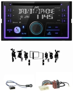 JVC MP3 USB 2DIN DAB Bluetooth CD Autoradio für Nissan Tiida Versa C11 2007-2011 - Bild 1 von 4
