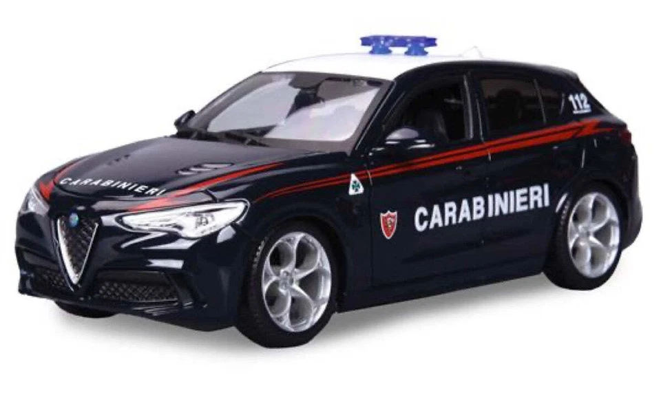 18-01458 Bburago - Alfa Romeo Stelvio Carabinieri - 1:24 - Immagine 1 di 1