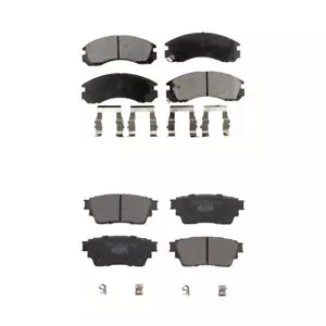 Front Rear Ceramic Brake Pads Kit For Mitsubishi Outlander PHEV - Picture 1 of 13