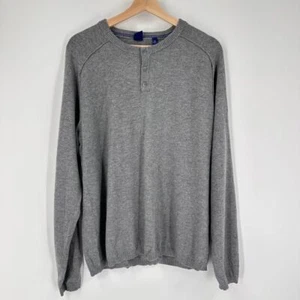 FootJoy 1857 Henley Pullover Herren mittelgrau Merinomischung - Bild 1 von 7