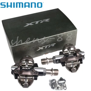Shimano XTR Race PD-M9100 SPD Mountain XC Bike Clipless Pedals with SH51 Cleats - Picture 1 of 7