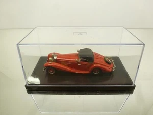 WESTERN MODELS MERCEDES BENZ 500K 540K CABRIOLET - RED 1:43 - GOOD IN SHOWCASE - Picture 1 of 9