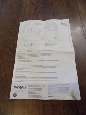 2016 Instruction Manual Only Thomas Tank Engine & Friends Toys R Us Train Table - Image 1 of 3