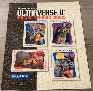 Tarjeta promocional de Malibú 1994 Skybox Ultraverse 2 sin cortar 8 X 11 - Imagen 1 de 4