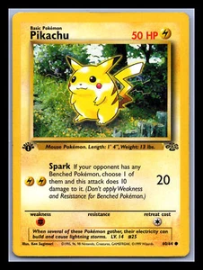 Pikachu 1st Ed LP/NM Jungle #60/64 - Picture 1 of 2