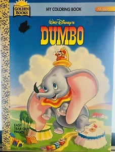 Vintage Walt Disney's DUMBO My Color Book Golden Books 1996 - Picture 1 of 6
