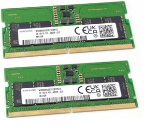 Samsung 32Gb 2x 16Gb DDR5 5600MHz PC5-44800 M425R2GA3BB0-CWM Ram Speicher SODimm - Bild 1 von 1
