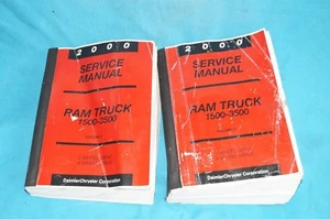 DODGE RAM TRUCK 1500-3500 SERVICE REPAIR MANUAL volume 1 and 2 2000 - Bild 1 von 12