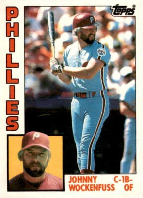 1984 Topps Traded  #130T John Wockenfuss   Philadelphia Phillies - Image 1 of 2