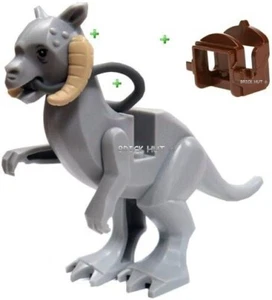 LEGO STAR WARS - RIGID TAIL TAUNTAUN COMPLETE HORNS REINS & BACK +SADDLE - NEW - Picture 1 of 1