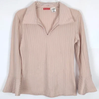 Vintage G.A.S. Camisa Polo GAS Talla S | Retro De Colección Y2K Informal Primavera Preppy Indie Foto 1 de 4