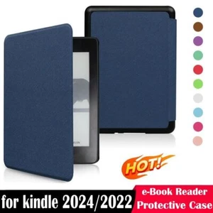 Anti Scratch Folio Case Smart Cover for Kindle 2024 6" (12th Generation) - Picture 1 of 22