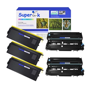 Toner noir 3PK TN460 + batterie 2PK DR400 pour Brother HL-1250 HL-1270N HL-1430 - Photo 1/24