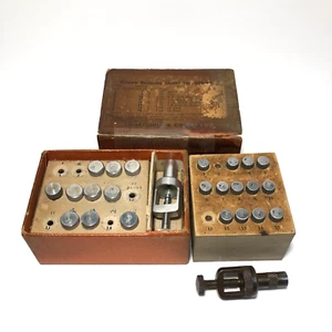 Vintage Watch Crown Reaming Outfit Watchmaker Tools Tap & Drill Set - Picture 1 of 7