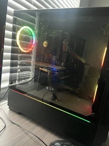 gaming pc desktop computer with monitor - Picture 1 of 5