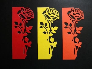 Card Topper Rose Side Panels - Pkt 6 - Picture 1 of 1