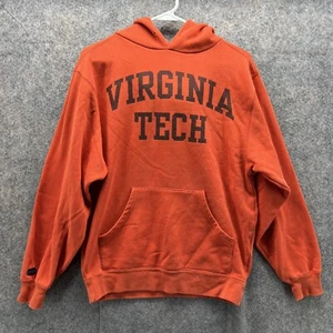 Jansport Sweater Women Small Pullover Orange Hoodie Cotton Jacket Sweatshirt VTG - Picture 1 of 11
