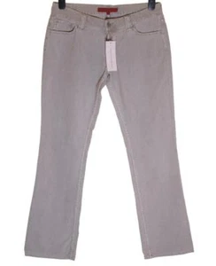 Nuevos pantalones vaqueros de pana para mujer French Connection talla 12 L32" beige - Imagen 1 de 4