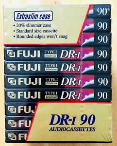 Ten 10 Pack FUJI Audio Cassette Tapes DR-I Normal Bias 90 Sealed Priority Mail